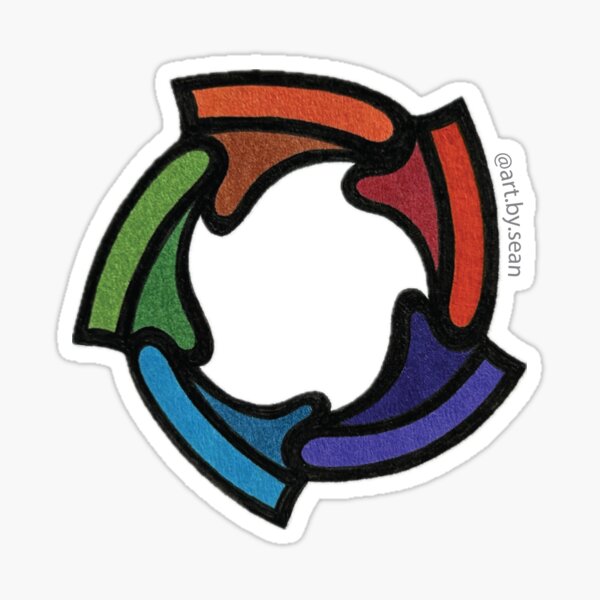 Geometric Star II Sticker