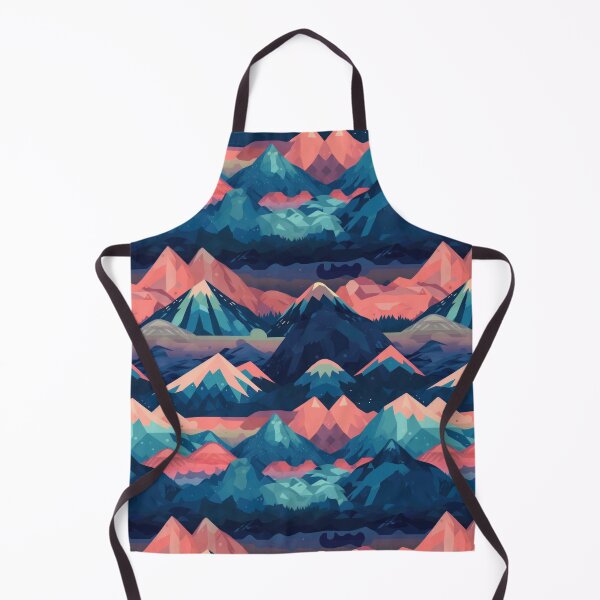 Item preview, Abstract mountains in vector style. Vector mountains in blue and pink tones. Mountain landscape in minimalism. designed and sold by SculpterioShop.