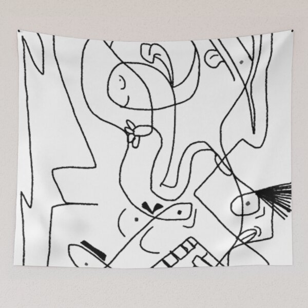 Item preview, Tangled! Original Line Art drawing designed and sold by Oqueartecura.
