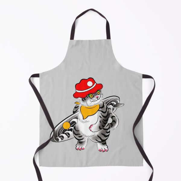 Item preview, surfer cat with hat designed and sold by vonkeo.