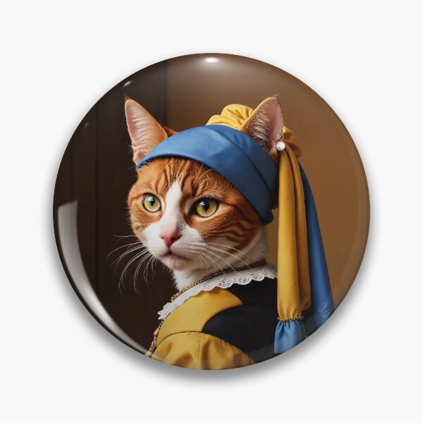 Item preview, The cat with the pearl earring designed and sold by pottolski.