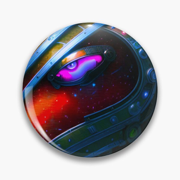 Item preview, Futuristic Space Warrior with Helmet designed and sold by GrizzlyCollective.