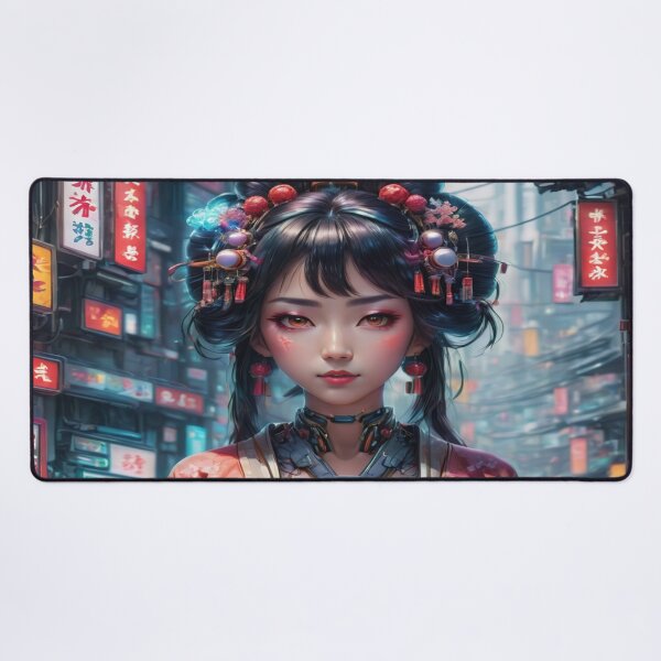 Item preview, Cyberpunk Geisha Yoko designed and sold by nerdland.