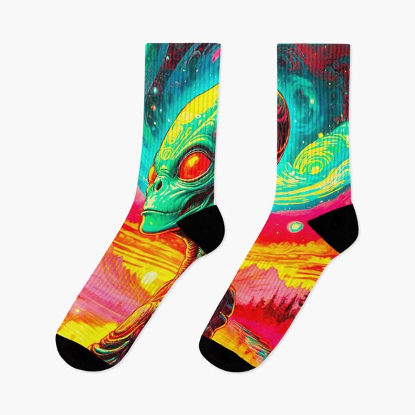 Item preview, Bright Colorful Alien Design designed and sold by GrizzlyCollective.