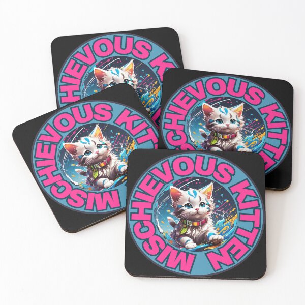 Item preview, Vibrant Mischievous Kitten designed and sold by pUNKnown.