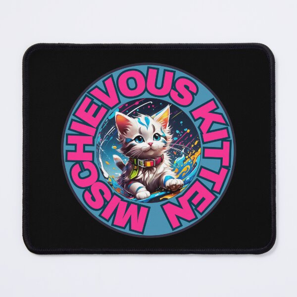 Item preview, Vibrant Mischievous Kitten designed and sold by pUNKnown.