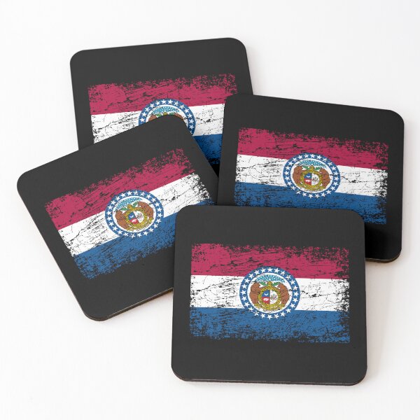 Item preview, Missouri flag used look designed and sold by GeogDesigns.