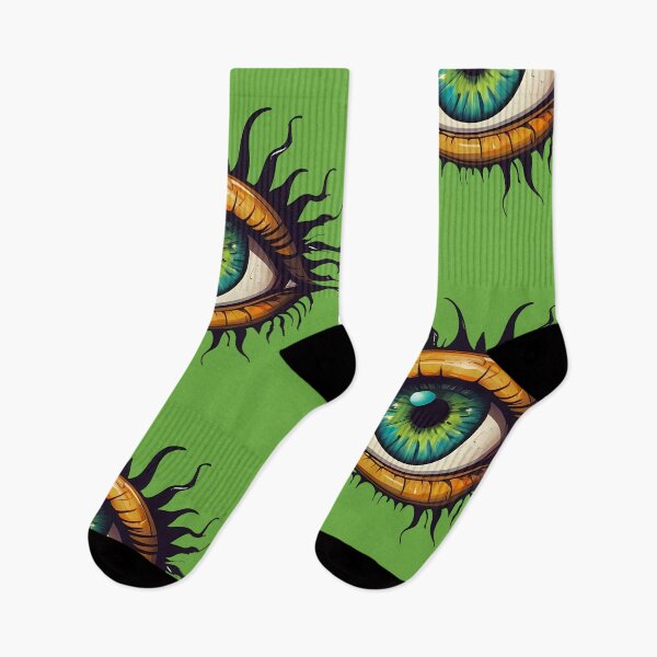 Artikelvorschau, Monster Mädchen mit grünen Augen und dunklen Augenbrauen entworfen und verkauft von MadnessEnvelope.