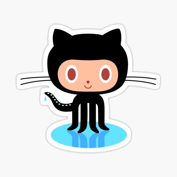 Item preview, GitHub Logo Sticker - Sleek, Durable, Perfect for Developers and Tech Enthusiasts designed and sold by Burak Kucukparmaksiz.
