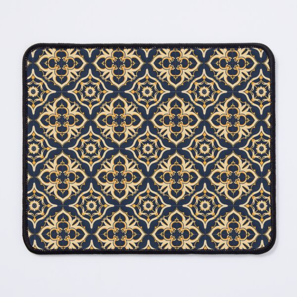 Item preview, Majestic Elegance, Blue & Gold Spanish Tile Design designed and sold by VoyteksDesigns.