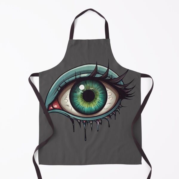 Item preview, Monster Green Eye With Dark Eyelashes designed and sold by MadnessEnvelope.