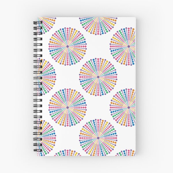 Item preview, Maximalist Rainbow Sea Urchin Polka Dot Mandala designed and sold by Triplicate Limited.