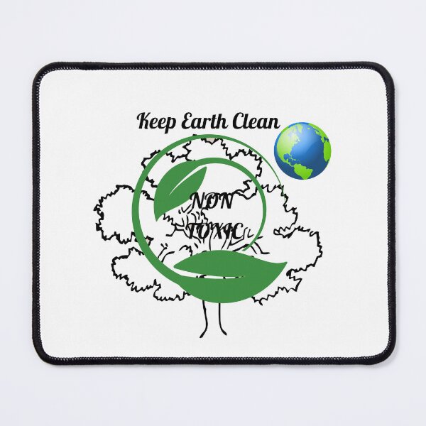 Item preview, Keep Earth Clean & Non-Toxic: Eco-Friendly Message T-shirt designed and sold by Nara8.