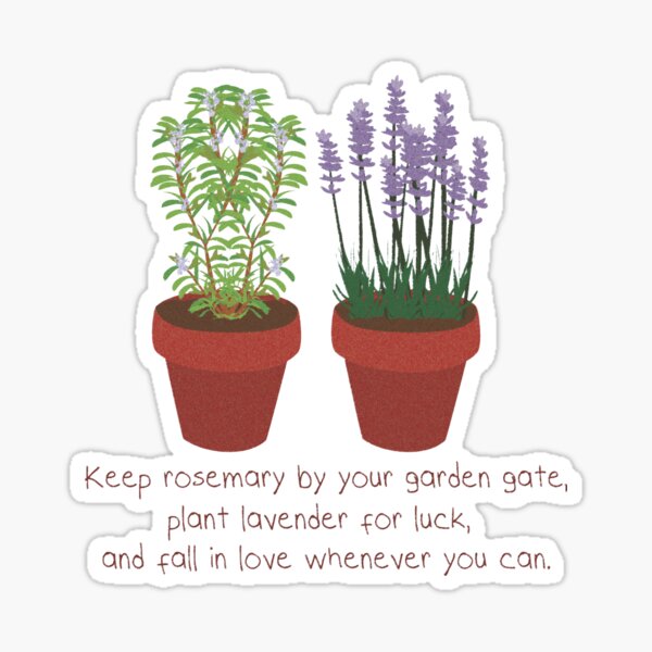 Item preview, Rosemary and Lavender  designed and sold by Bruna Esmanhotto.