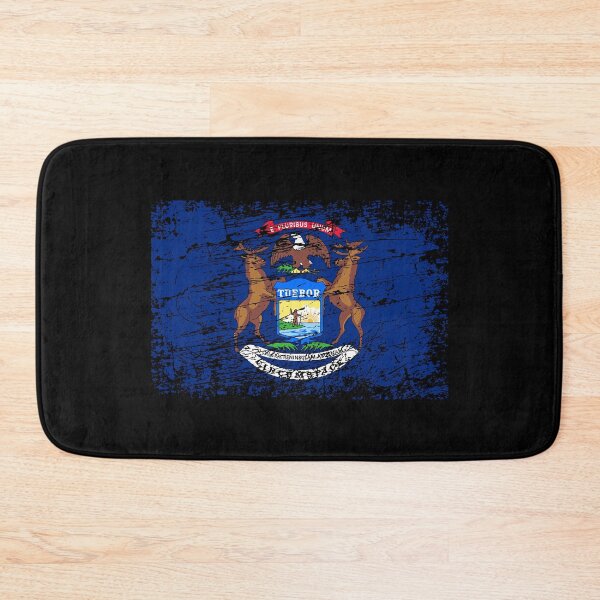 Item preview, Michigan flag used look designed and sold by GeogDesigns.