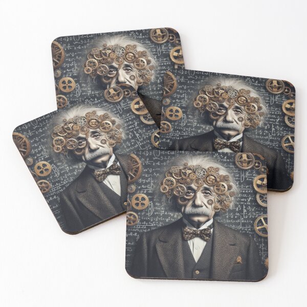Item preview, Albert Einstein Steampunk  designed and sold by sevenmountains.