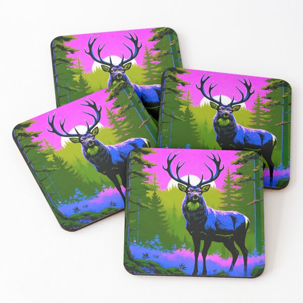 Item preview, Majestic Stag with Giant Antlers designed and sold by GrizzlyCollective.