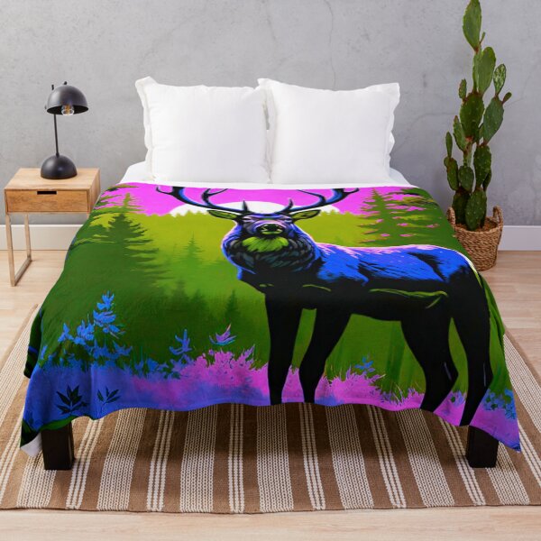Item preview, Majestic Stag with Giant Antlers designed and sold by GrizzlyCollective.