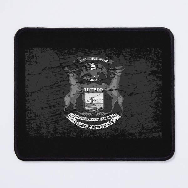 Item preview, Michigan flag used look designed and sold by GeogDesigns.
