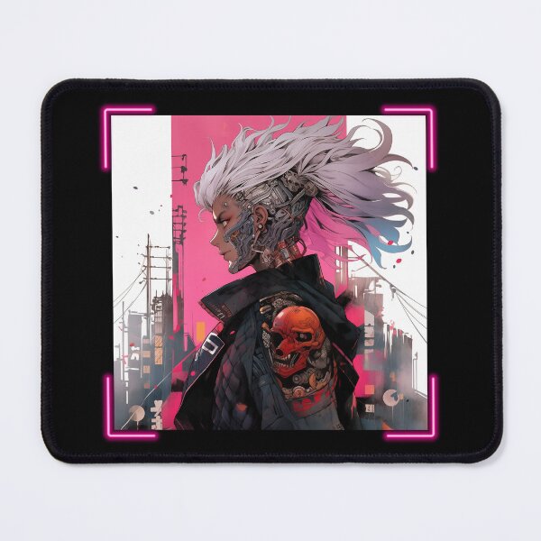 Item preview, Cyberpunk hacker girl hacks the heart of Mega Tokyo. designed and sold by Mecha Brave Studio.