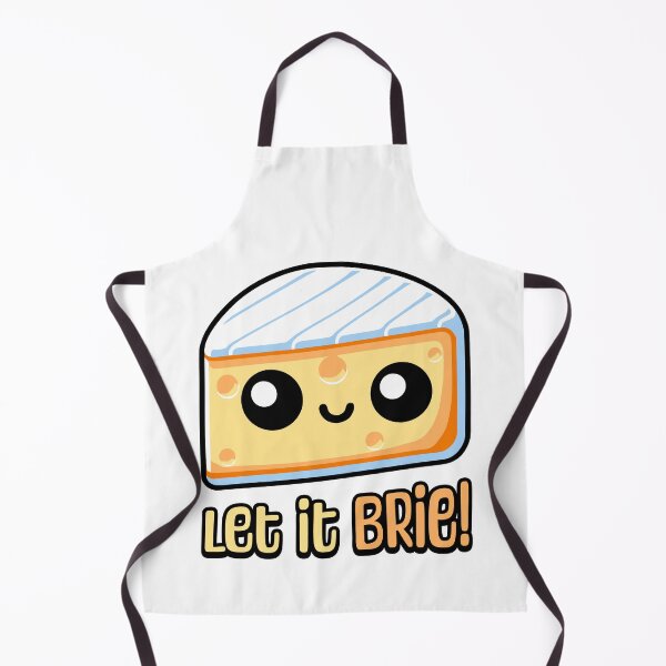 Item preview, Let It Brie! Cute Cheese Pun Cartoon designed and sold by PMCreative.