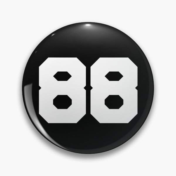 Item preview, 88, eighty-eight, white, University designed and sold by Numbers-Art.