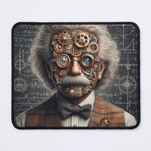 Item preview, Albert Einstein Steampunk  designed and sold by sevenmountains.