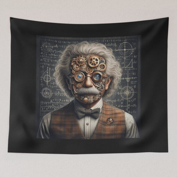 Item preview, Albert Einstein Steampunk  designed and sold by sevenmountains.