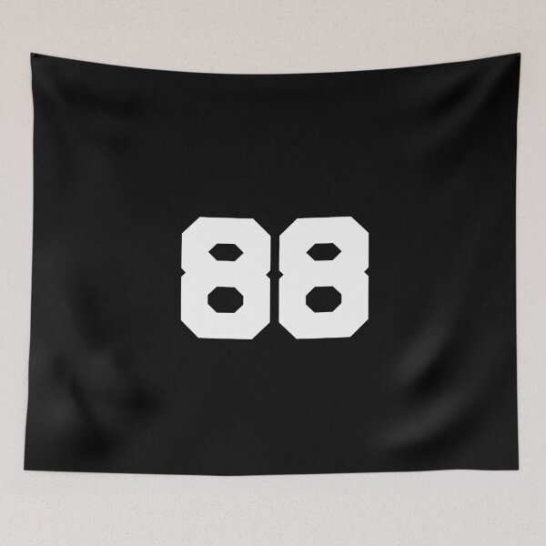 Item preview, 88, eighty-eight, white, University designed and sold by Numbers-Art.