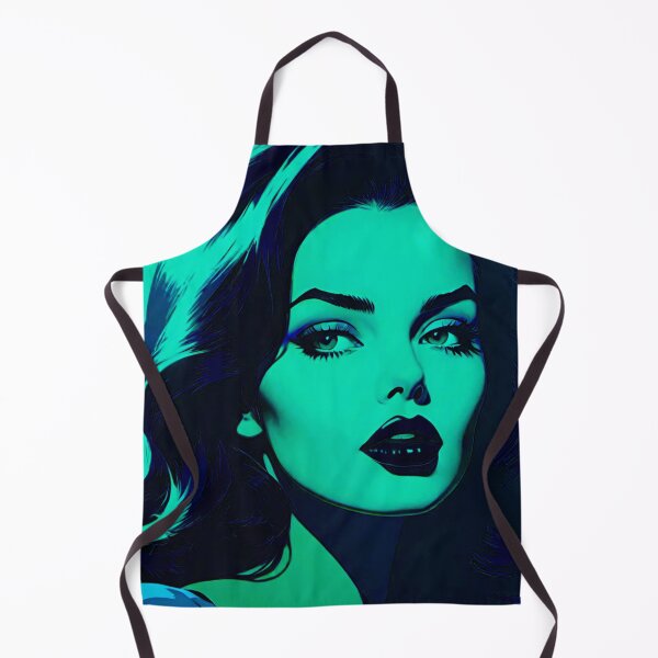 Item preview, Blue and Black Woman: 1940s designed and sold by GrizzlyCollective.