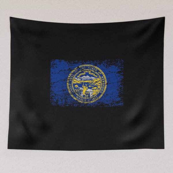 Item preview, Nebraska flag used look designed and sold by GeogDesigns.