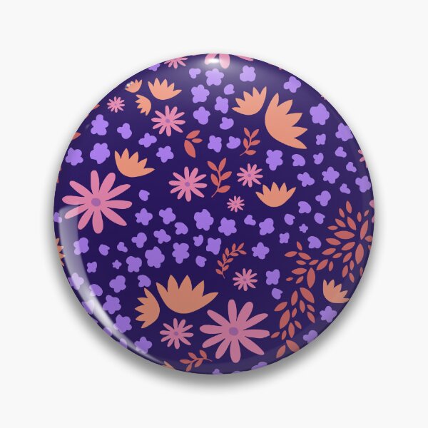Item preview, Bright Neon Happy Flower Floral Pattern designed and sold by kboban25.