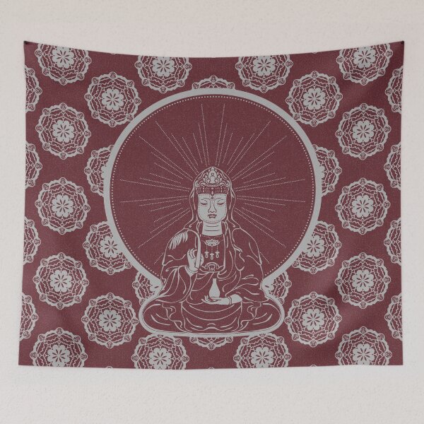 Item preview, Kuan Yin Sattva - Wine + Fog designed and sold by Irene Estelle.