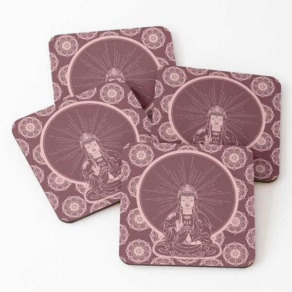 Item preview, Kuan Yin Sattva - Wine + Rose designed and sold by Irene Estelle.