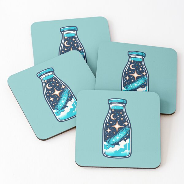 Item preview, Galactic Milk: A Pop Art Aesthetic Design designed and sold by StickerStudio27.