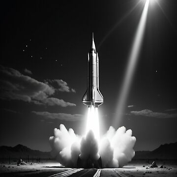 Artwork thumbnail, Noir Ascension: Space Age - Rocket Launch by eXtraHumans