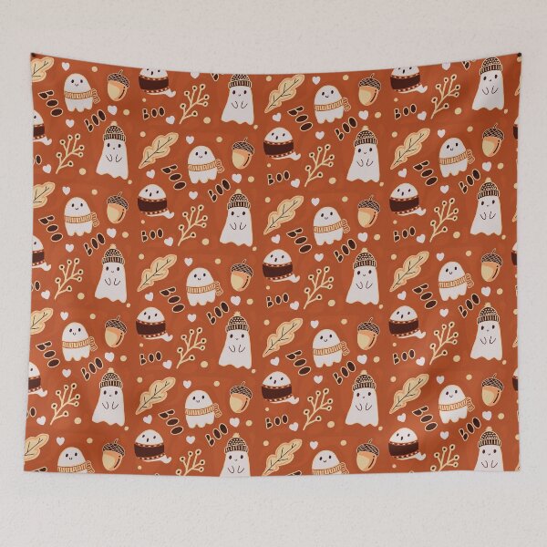 Item preview, Spooky Ghosts Fall Foliage designed and sold by GrudaDesigns.
