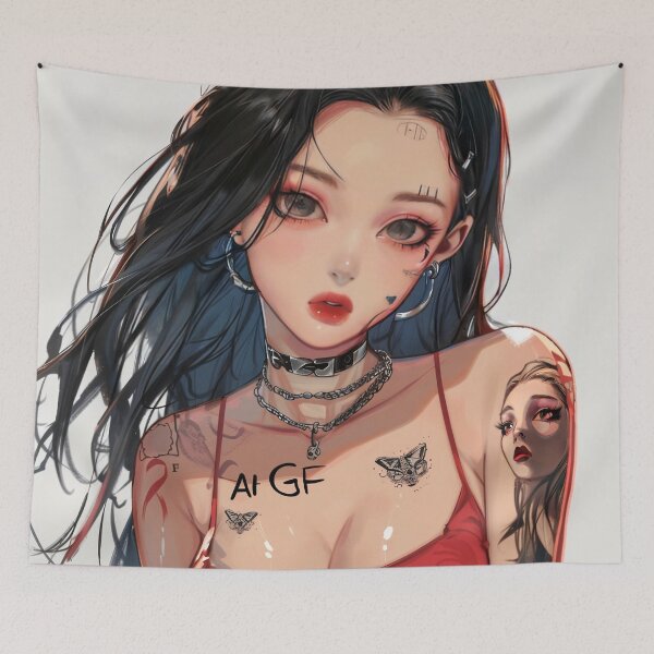 Item preview, Your tattoo AI Girlfriend designed and sold by Brendon987.