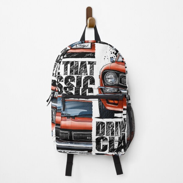 Item preview, Drive That Classic featuring the Iconic Datsun B210 in red. (light coloured background) designed and sold by Petrolhead T-Shirts and Art.