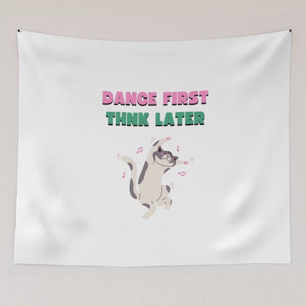 Item preview, Dance Day : DANCE FIRST THINK LATER CAT DANCE  T-shirts,Dance Day Shirt for Dancer, Gift for Dance Instructor, Dancing Master Shirt designed and sold by SweetTravels.