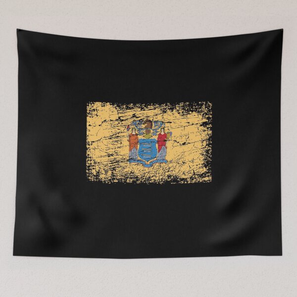 Item preview, New Jersey flag used look designed and sold by GeogDesigns.
