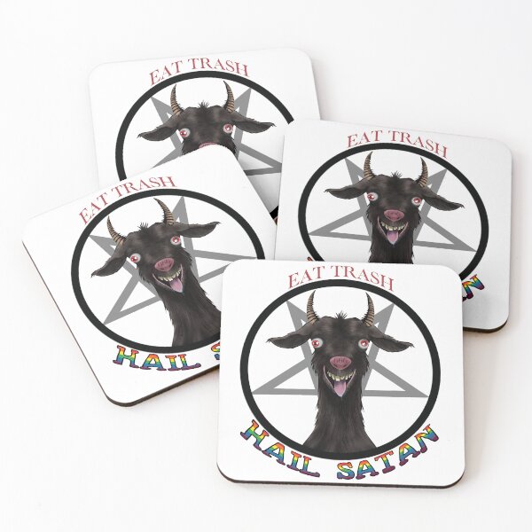 Item preview, Eat trash hail satan designed and sold by B1A-Store.