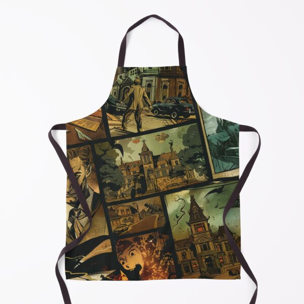 Item preview, Halloween Comic Pattern designed and sold by Bring Back Culture.