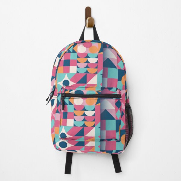 Item preview, Colorful flat geometric pattern designed and sold by Art-Essa.