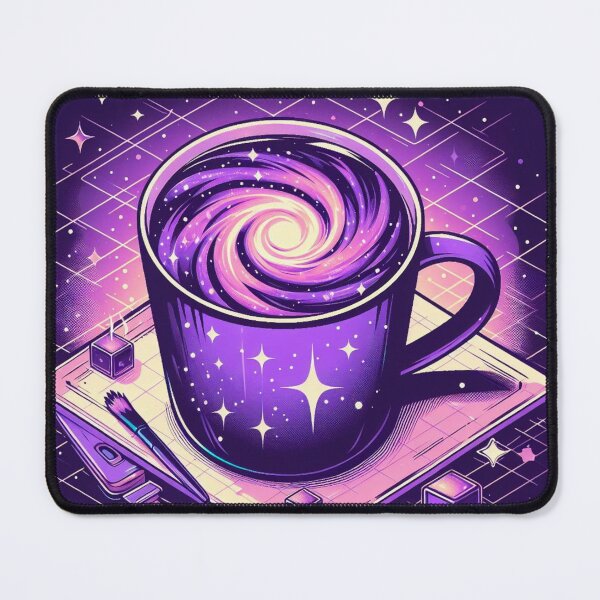 Item preview, Cosmic Brew: A Pop Art Aesthetic Design of a Coffee Cup designed and sold by StickerStudio27.
