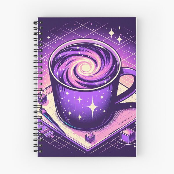 Item preview, Cosmic Brew: A Pop Art Aesthetic Design of a Coffee Cup designed and sold by StickerStudio27.