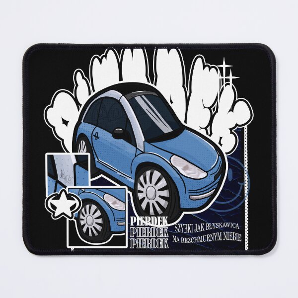 Item preview, Pierdek The Small Blue Car Design designed and sold by MonkiFlipp.