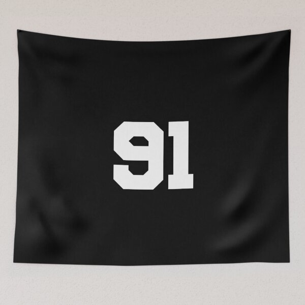 Item preview, 91, Ninety-one, white, University designed and sold by Numbers-Art.