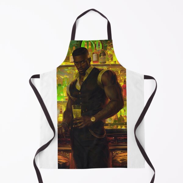Item preview, The bartender - Portrait Illustration designed and sold by Kynaios.