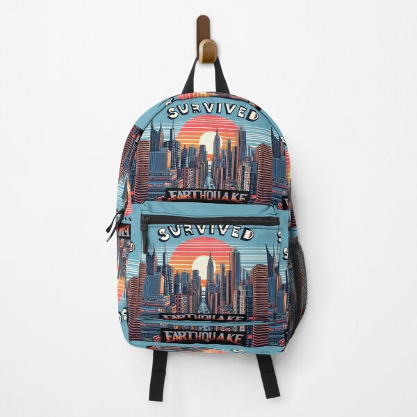 Item preview, United States of America April 5, 2024 earthquake in New York Manhattan "I survived the earthquake" designed and sold by JaroDesign2023.